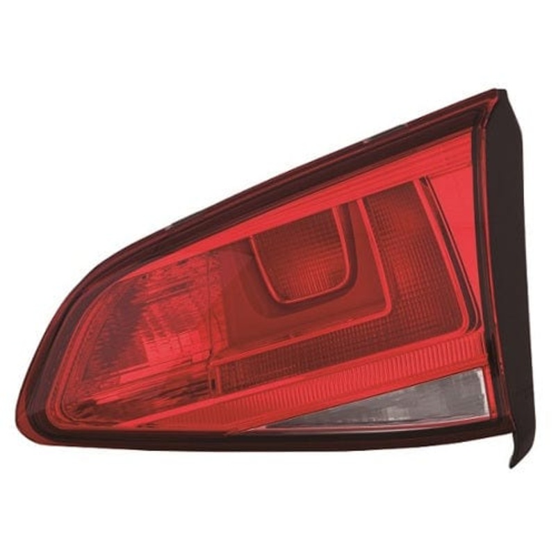 Volkswagen Golf 3 Door Hatchback 2013-2017 Rear Lamp Inner Section Not LED Type Red Driver Side R