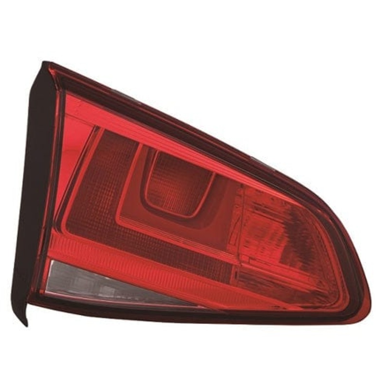 Volkswagen Golf 3 Door Hatchback 2013-2017 Rear Lamp Inner Section Not LED Type Red Passenger Side L