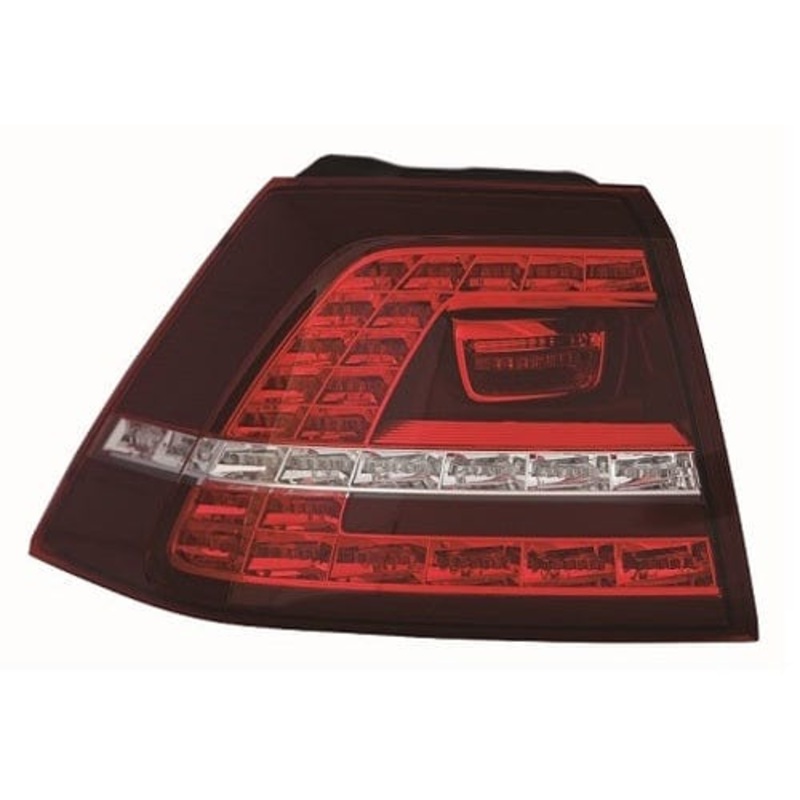 Volkswagen Golf 3 Door Hatchback 2013-2017 Rear Lamp Outer Section LED Type Passenger Side L