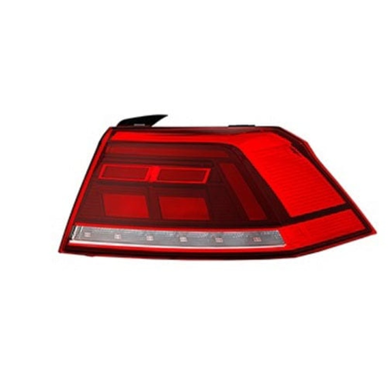 Volkswagen Passat Saloon 2019-2023 Rear Lamp LED Type With Clear Indicator Driver Side R