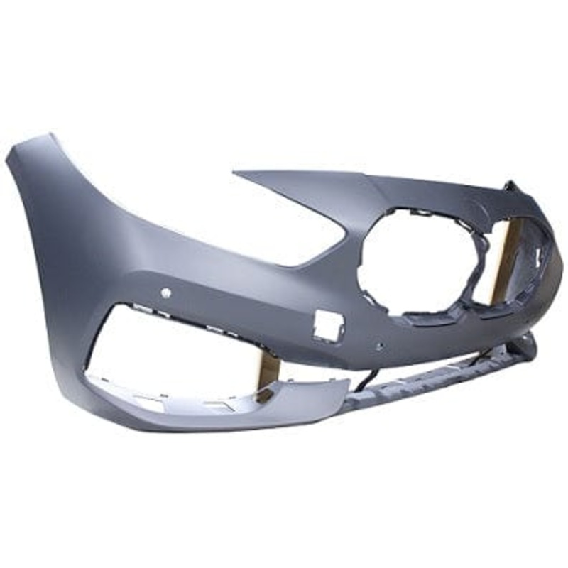 BMW 1 Series 5 Door Hatchback 2019-2024 Front Bumper With Sensor Holes With Park Assist Template (Sport And Luxury Models) Primed