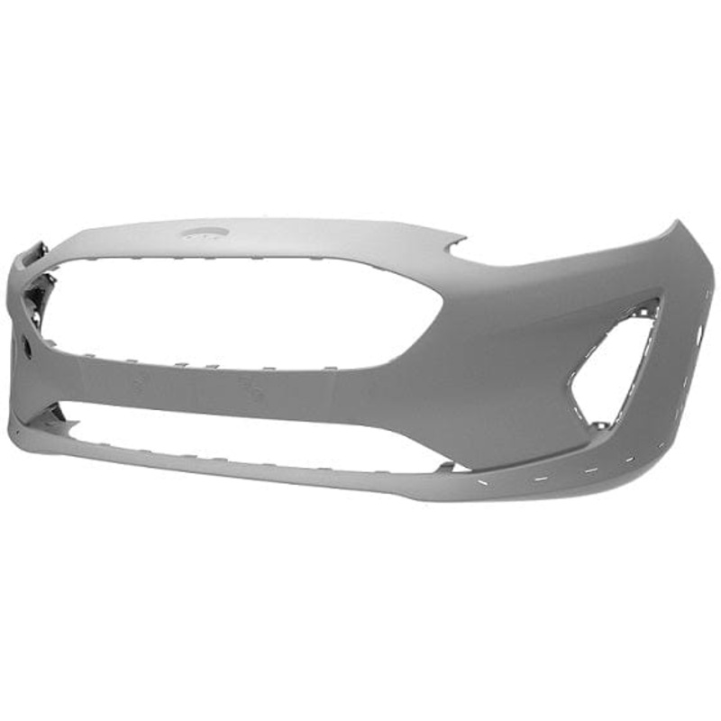 Ford Fiesta 5 Door Hatchback 2017-2022 Front Bumper No Sensor Holes With Park Assist Template With Sensor Template (Active Models) Primed