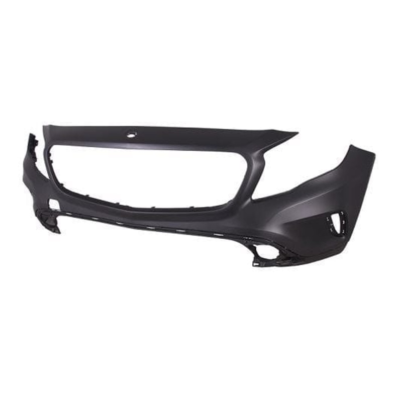 Mercedes GLA Hatchback 2014-2017 Front Bumper With Wash Jet Template No Sensor Holes With Sensor Template (Standard Models) Primed