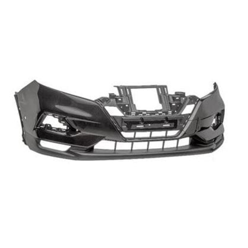 Nissan Qashqai Hatchback 2017-2021 Front Bumper With Wash Jet Holes No Sensor Holes With Sensor Template Primed