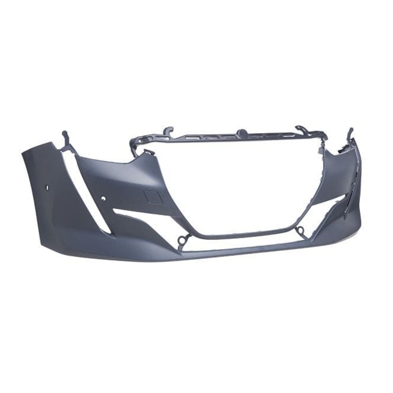 Peugeot 208 5 Door Hatchback 2020-2023 Front Bumper With Sensor Holes With Park Assist Holes (Standard Models) Primed