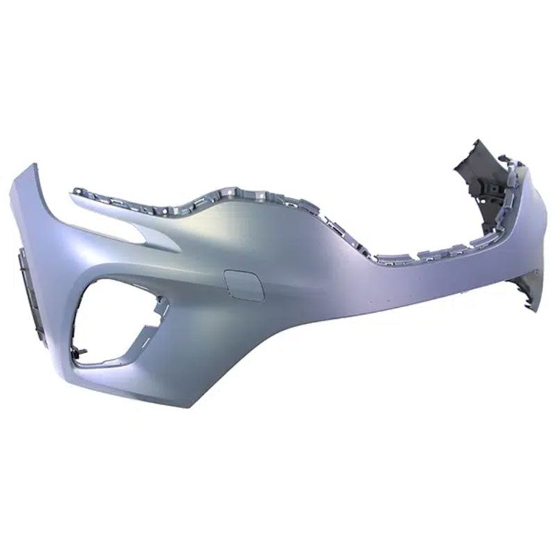 Renault Captur Hatchback 2020-2024 Front Bumper Upper Section No Park Assist Holes (With Park Assist Template) Primed