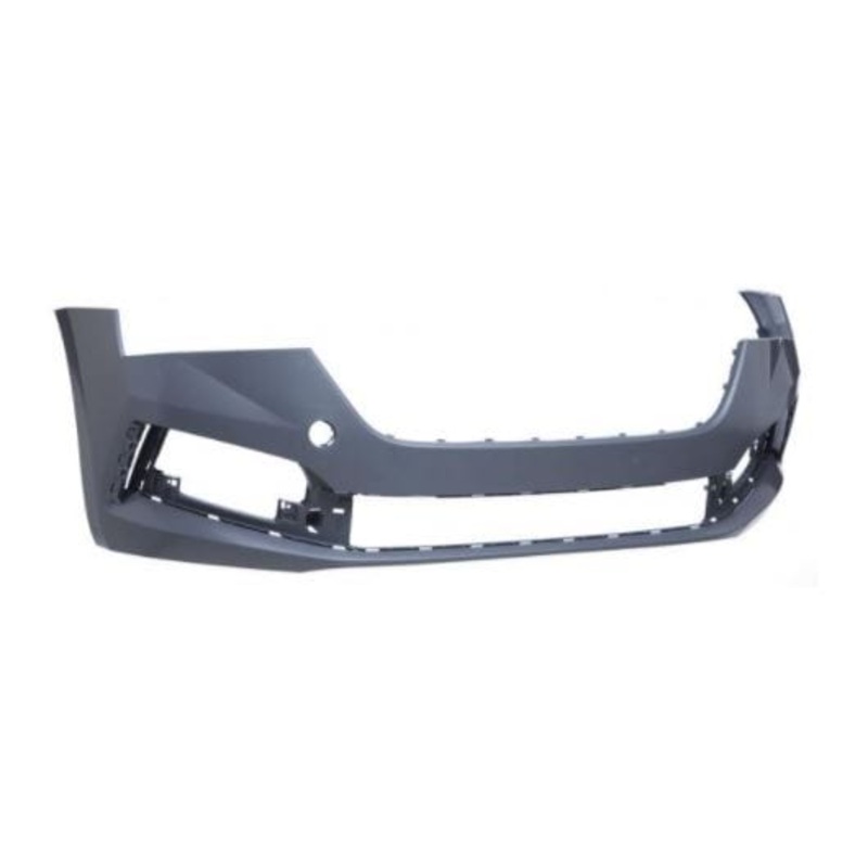 Skoda Scala Hatchback 2019- Front Bumper No Sensor Holes No Wash Jet Holes With Template To Drill Sensors and Wash Jets – Needs Priming