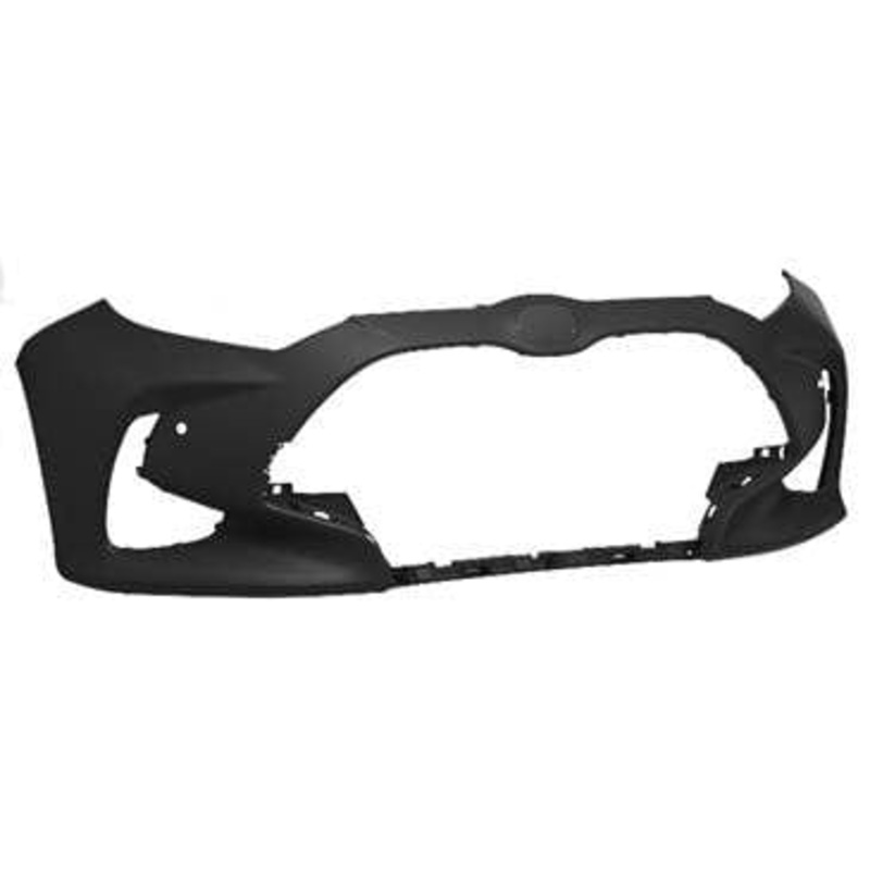 Toyota Yaris 5 Door Hatchback 2020- Front Bumper With Sensor Holes Black