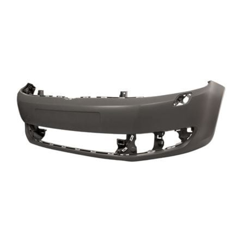Volkswagen Golf Plus Hatchback 2009-2014 Front Bumper With Wash Jet Holes No Sensor Holes With Sensor Template Primed