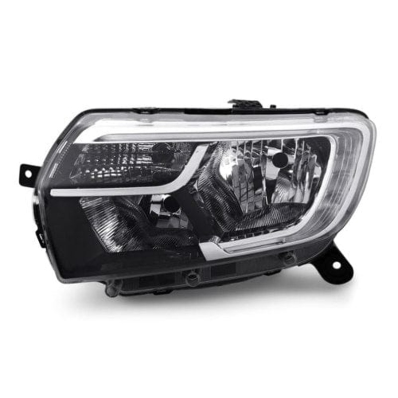 Dacia Logan Estate 2017-2021 Headlamp Halogen Type With LED Daytime Running Lamp Passenger Side L