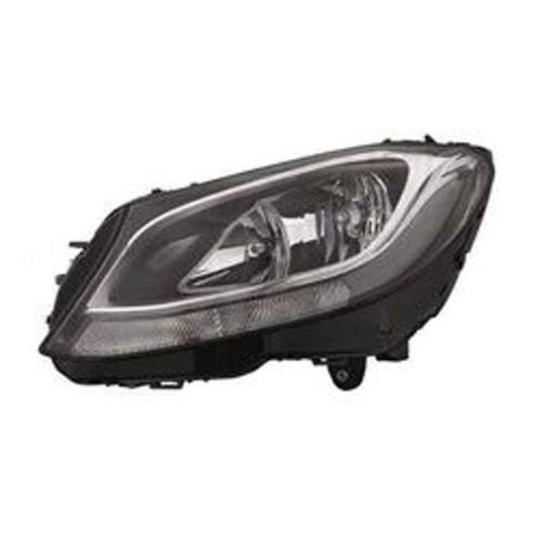 Mercedes C-Class Cabriolet 2018-2022 Headlamp Halogen Type With LED Daytime Running Lamp Passenger Side L
