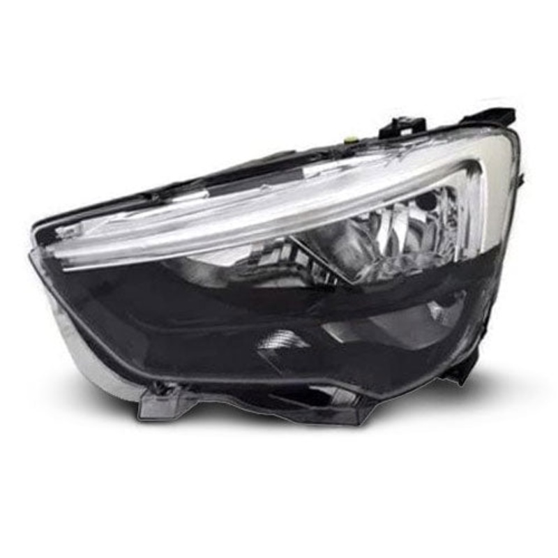 Vauxhall Combo Van 2018-2024 Headlamp Halogen Type With LED Daytime Running Lamp Passenger Side L