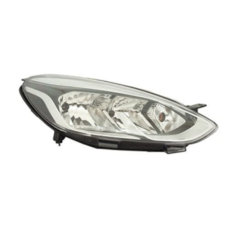 Ford Fiesta 3 Door Hatchback 2017-2022 Headlamp Halogen Type With Halogen Daytime Running Lamp Driver Side R