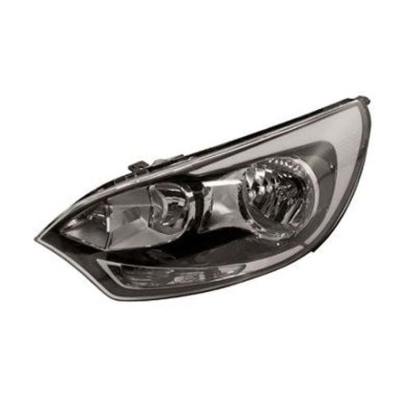 Kia Rio 3 Door Hatchback 2012-2015 Headlamp Halogen Type With Halogen Daytime Running Lamp Passenger Side L