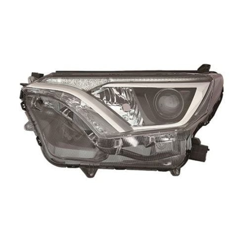 Toyota Rav4 5 Door Estate 2016-2019 Headlamp Halogen Type With LED Daytime Running Lamp Passenger Side L