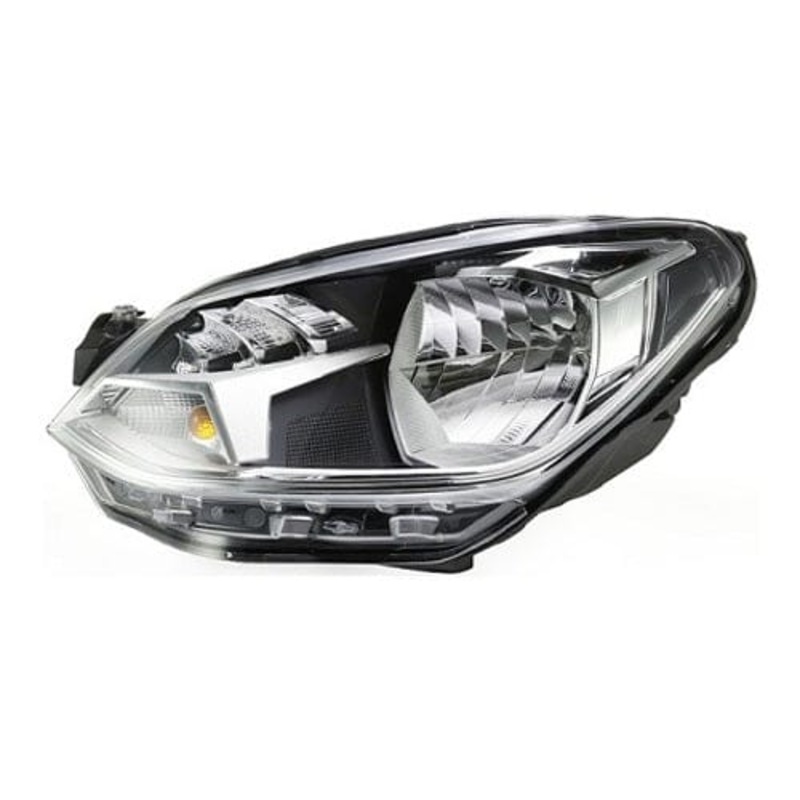 Volkswagen Up! 5 Door Hatchback 2016-2023 Headlamp Halogen Type With Halogen Daytime Running Lamp Passenger Side L