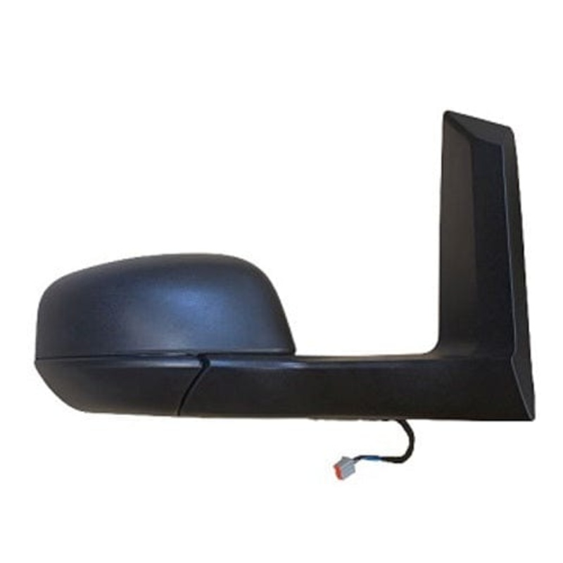 Ford Transit Connect Van 2018-2024 Door Mirror Electric Heated Manual Fold Single Glass Type Black Cover Driver Side R