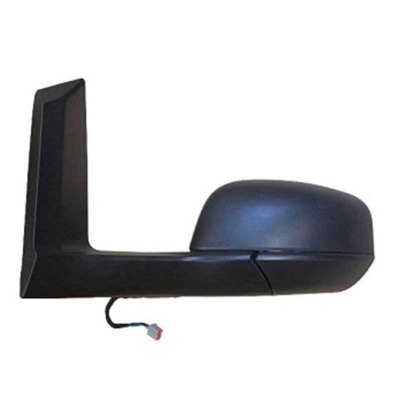 Ford Transit Connect Van 2018-2024 Door Mirror Electric Heated Manual Fold Single Glass Type Black Cover Passenger Side L