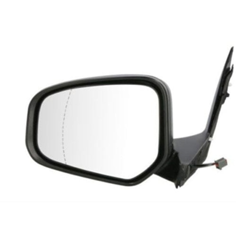 Ford Transit Connect Van 2018-2024 Door Mirror Manual Not Heated Single Glass Type Black Cover Passenger Side L