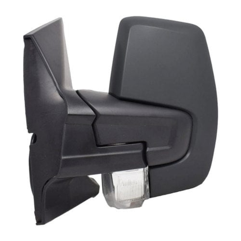 Ford Transit Custom Van 2018-2024 Door Mirror Electric Heated Manual Fold Black Cover Passenger Side L