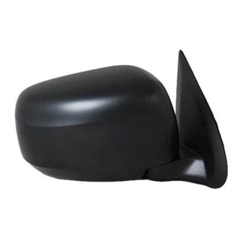Mitsubishi L200 Pickup 2015-2019 Door Mirror Manual Not Heated No Indicator Lamp Black Cover Driver Side R