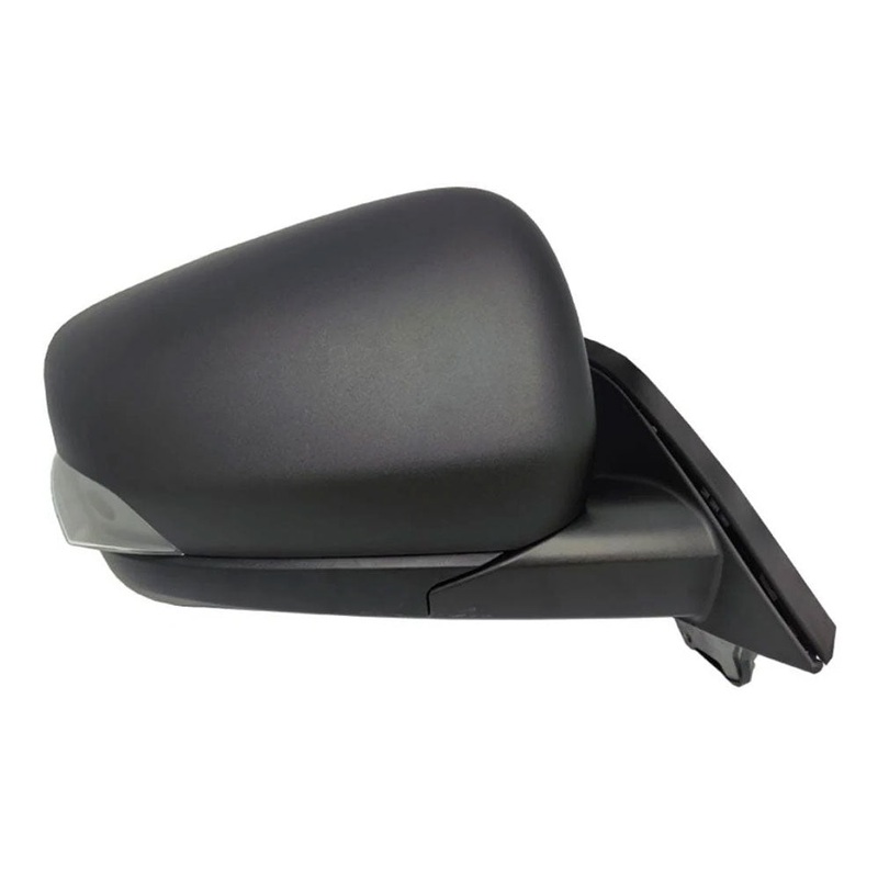 Renault Kangoo Van 2022- Door Mirror Electric Heated Manual Fold With Bulb Indicator Black Cover Driver Side R