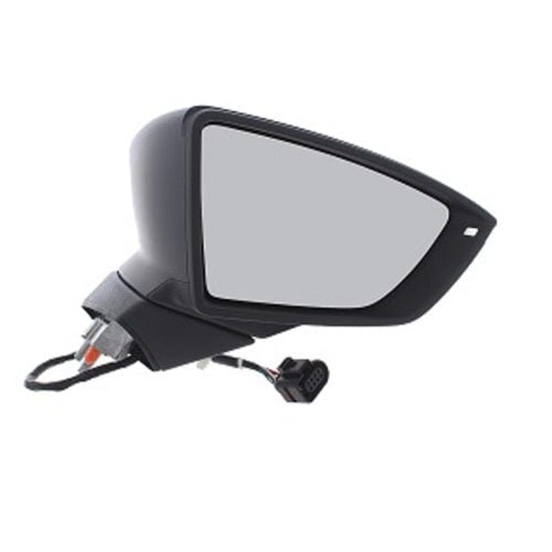 Seat Ibiza 5 Door Hatchback 2017- Door Mirror Electric Heated Power Fold Primed Cover Driver Side R