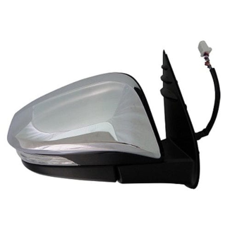 Toyota Hilux Pickup 2020-2024 Door Mirror Electric Not Heated Power Fold Chrome Cover Driver Side R