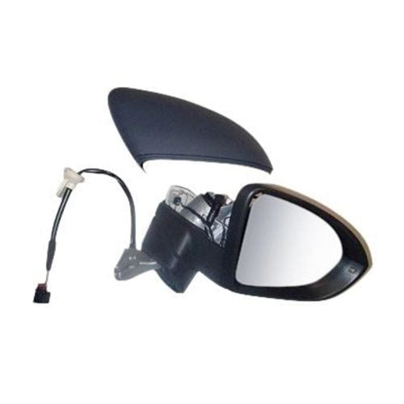 Volkswagen Touran MPV 2015-2023 Door Mirror Electric Heated Power Fold Primed Cover Driver Side R