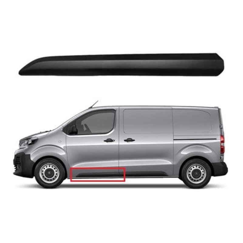Peugeot Expert Van 2016-2024 Door Trim 97cm (Fits Front Door) Textured Passenger Side L
