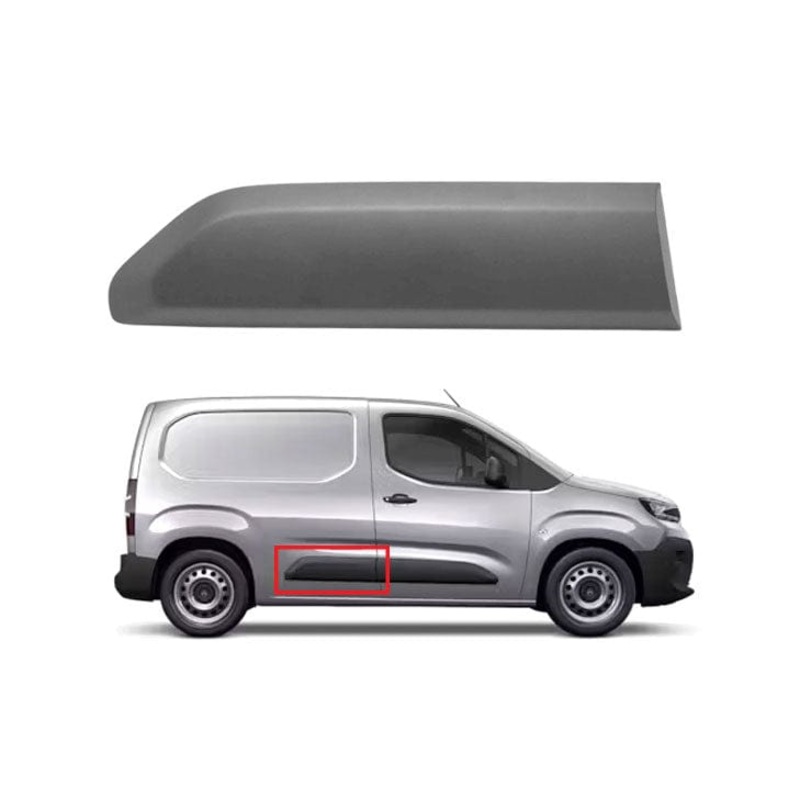Peugeot Partner Van 2018-2024 Door Trim Rear Door Primed Driver Side R