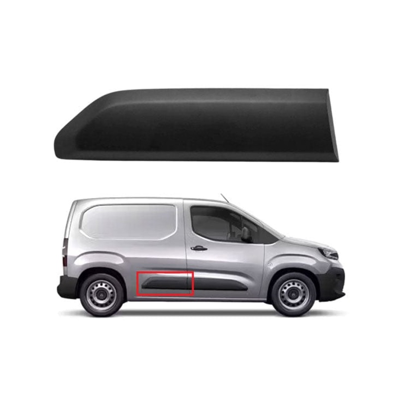 Toyota Proace City Van 2020- Door Trim Rear Door Textured Driver Side R