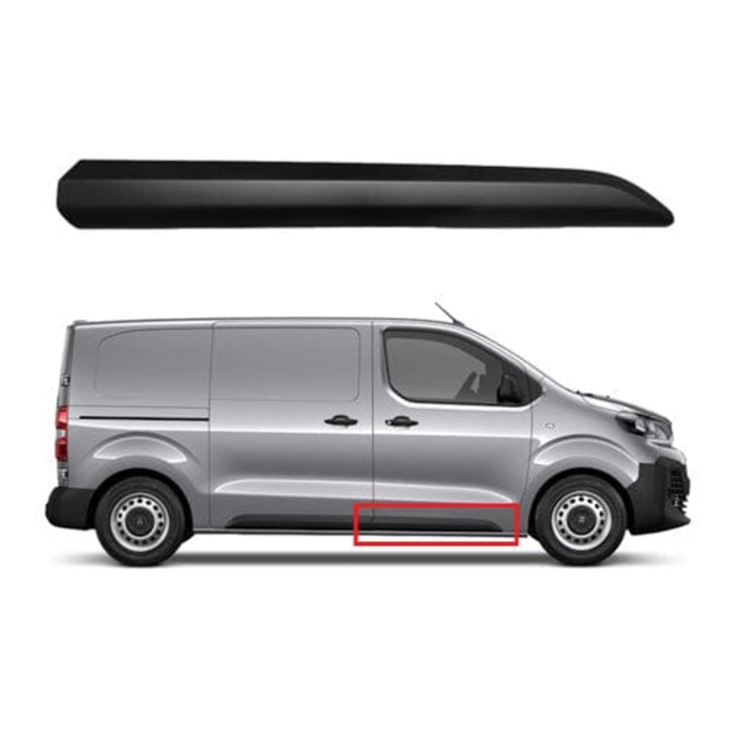Vauxhall Vivaro Van 2019-2024 Door Trim 97cm (Fits Front Door) Textured Driver Side R