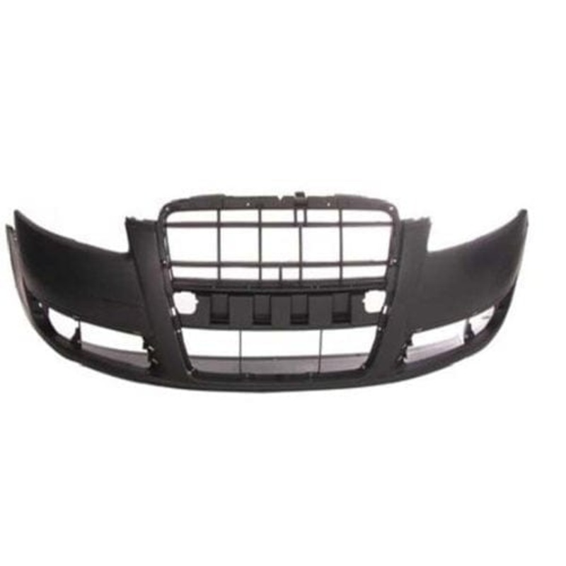 Audi A6 Saloon 2004-2009 Front Bumper No Wash Jets No Sensor Holes (With Template To Drill Wash and Sensors) SE Models Only – Primed