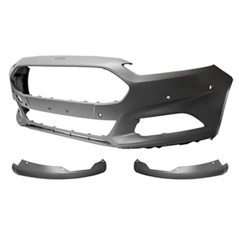 Ford Mondeo Estate 2015-2019 Front Bumper No Wash Jets With Sensor Holes With Park Assist Holes (With Template To Drill Wash) – Primed