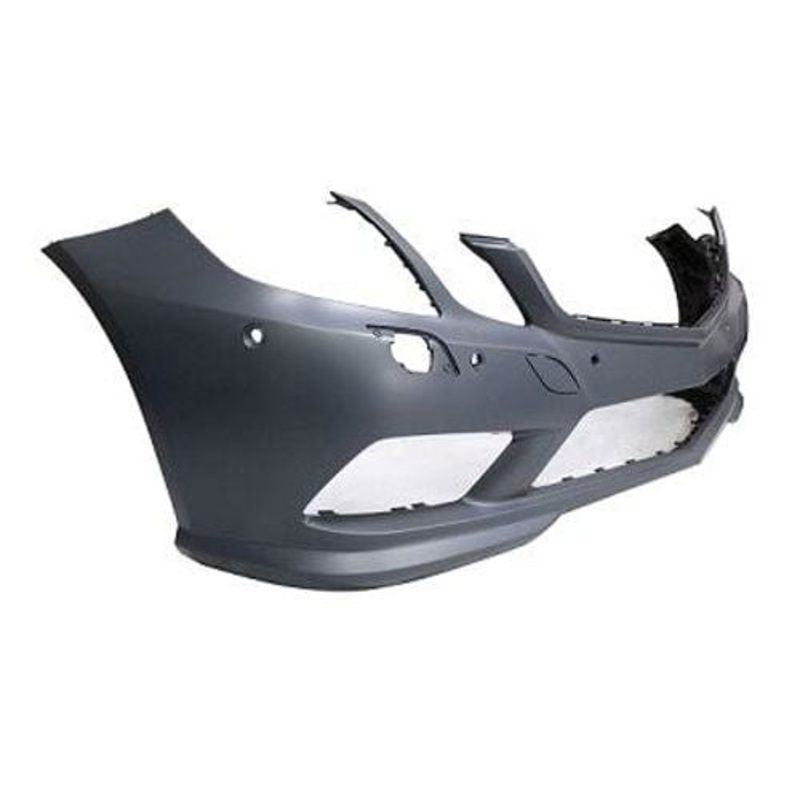 Mercedes E-Class Cabriolet 2009-2013 Front Bumper With Wash Jets With Sensor Holes (AMG and AMG Line Models Only) – Primed
