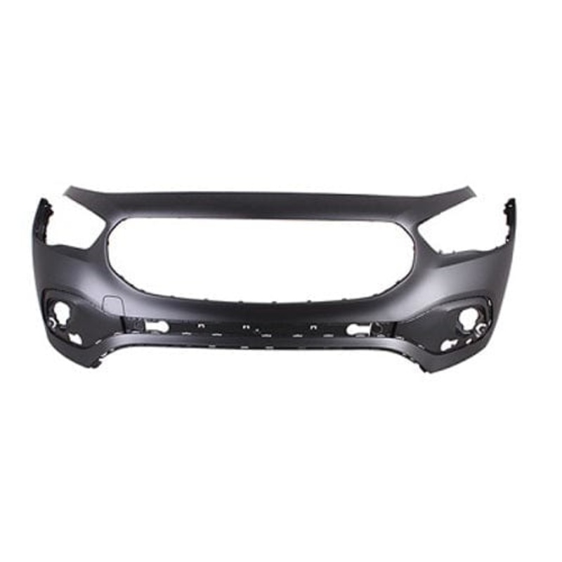 Mercedes GLA Hatchback 2020-2023 Front Bumper No Sensor Holes No Park Assist Holes (With Template To Drill Sensors and Park Assist) Standard Models Only – Primed