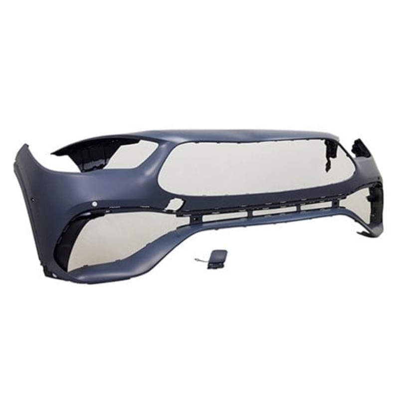 Mercedes GLA Hatchback 2020-2023 Front Bumper With Sensor Holes With Park Assist Holes (AMG and AMG Line Models Only) – Primed