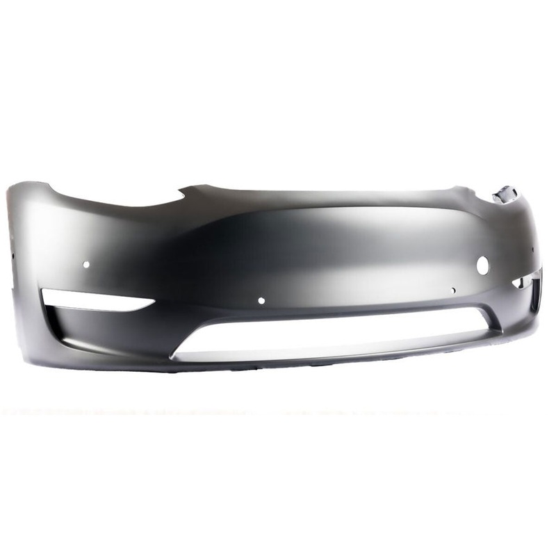 Tesla Model Y Saloon 2022-2025 Front Bumper With Sensor Holes – Primed