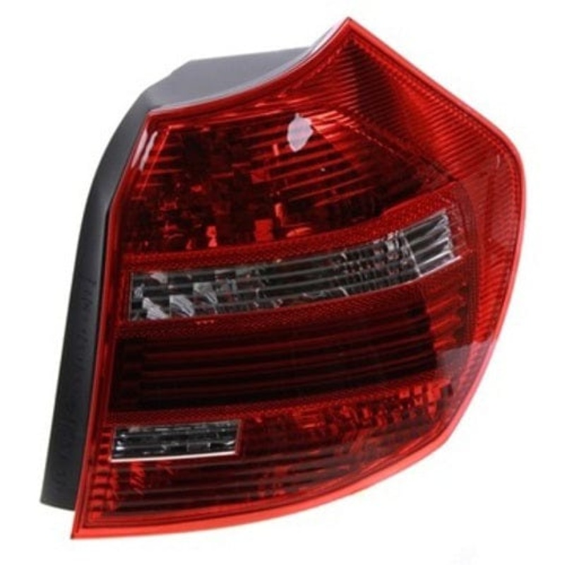 BMW 1 Series 3 Door Hatchback 2007-2011 Rear Lamp LED Type Clear And Red Driver Side R