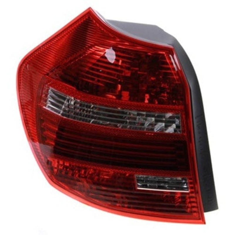 BMW 1 Series 3 Door Hatchback 2007-2011 Rear Lamp LED Type Clear And Red Passenger Side L