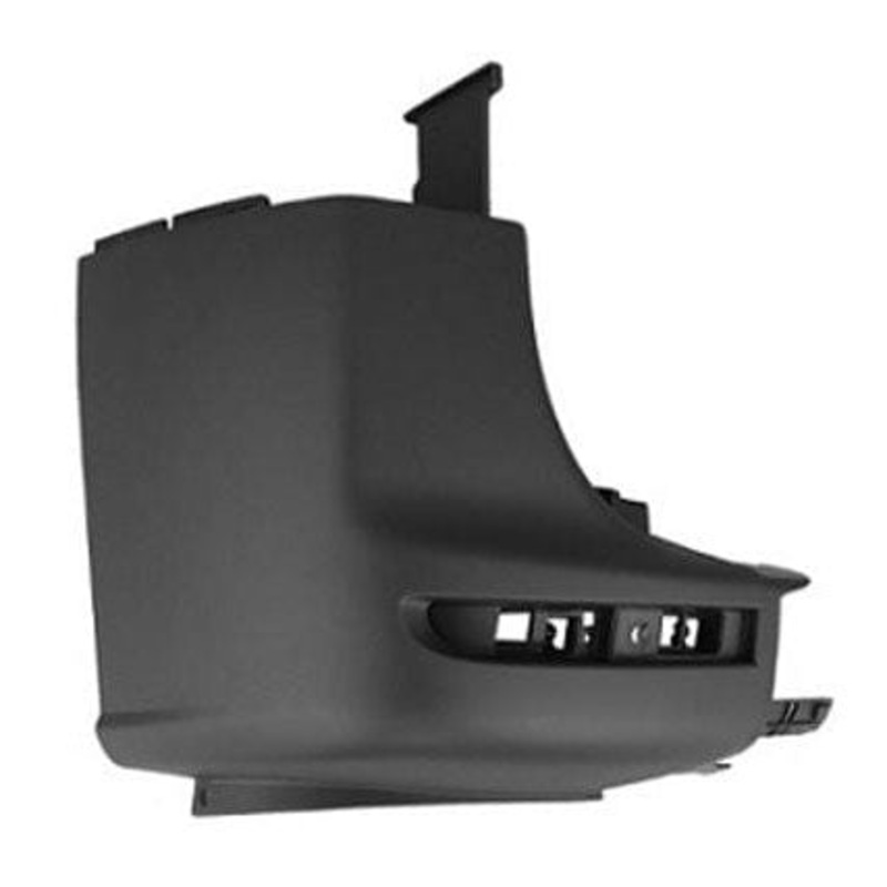 Mercedes Sprinter Van 2018- Rear Bumper Corner No Sensor Hole With Blind Spot Sensor Bracket (All Models Except Short Wheel Base) Textured Driver Side R