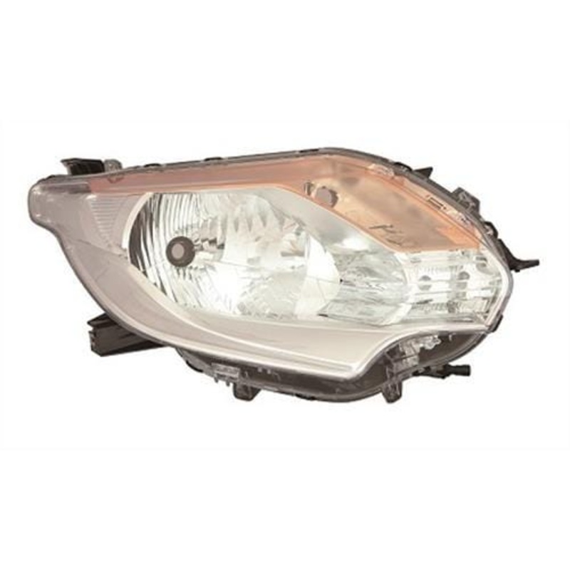 Fiat Fullback Pickup 2016-2019 Headlamp Halogen Type With Amber Indicator With Chrome Lower Bezel Driver Side R