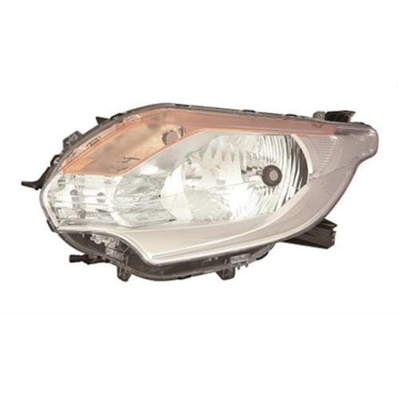Fiat Fullback Pickup 2016-2019 Headlamp Halogen Type With Amber Indicator With Chrome Lower Bezel Passenger Side L