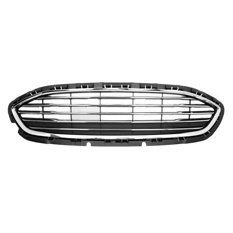 Ford Fiesta 3 Door Hatchback 2017-2022 MK8 Front Grille Slatted Type With Chrome Slats & Chrome Surround – Petrol (Standard Models)