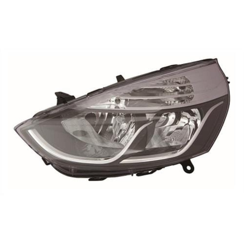 Renault Clio 5 Door Hatchback 2013-2016 Headlamp Halogen Type – With Chrome Trim Passenger Side L
