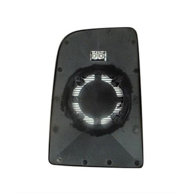 Volkswagen Crafter Van 2006-2011 Door Mirror Glass Electric Type – Upper Section – No Blind Spot Sensor – Round Backing Type Driver Side R