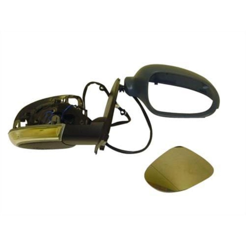 Volkswagen Golf 3 Door Hatchback MK5 2004-2008 Door Mirror Electric Heated Manual Fold Type With Primed Cover Driver Side R
