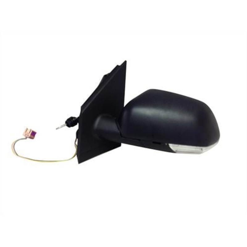 Volkswagen Polo 3 Door Hatchback 2005-2009 Door Mirror Manual Type With Black Cover Passenger Side L