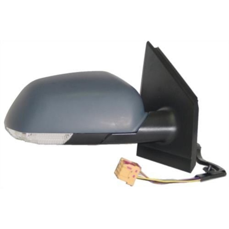Volkswagen Polo 5 Door Hatchback 2005-2009 Door Mirror Electric Heated Type With Primed Cover Driver Side R